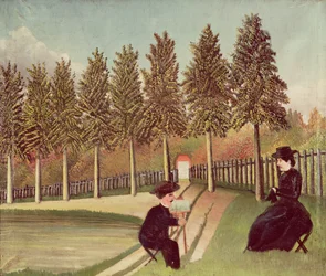 The Artist Painting His Wife, 1900-05